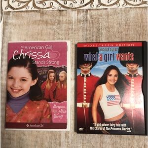 Bundle two DVD’s What a Girl Wants and An American Girl Chrissy Stands Strong